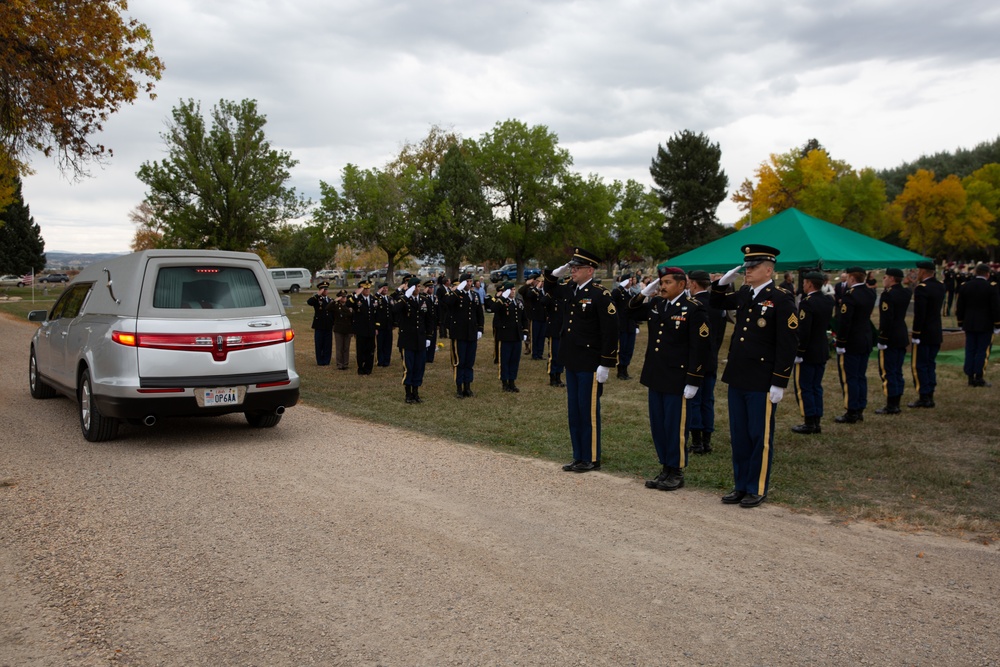 Staff Sgt. P. Lincoln Olmstead memorial service 10-5-2021