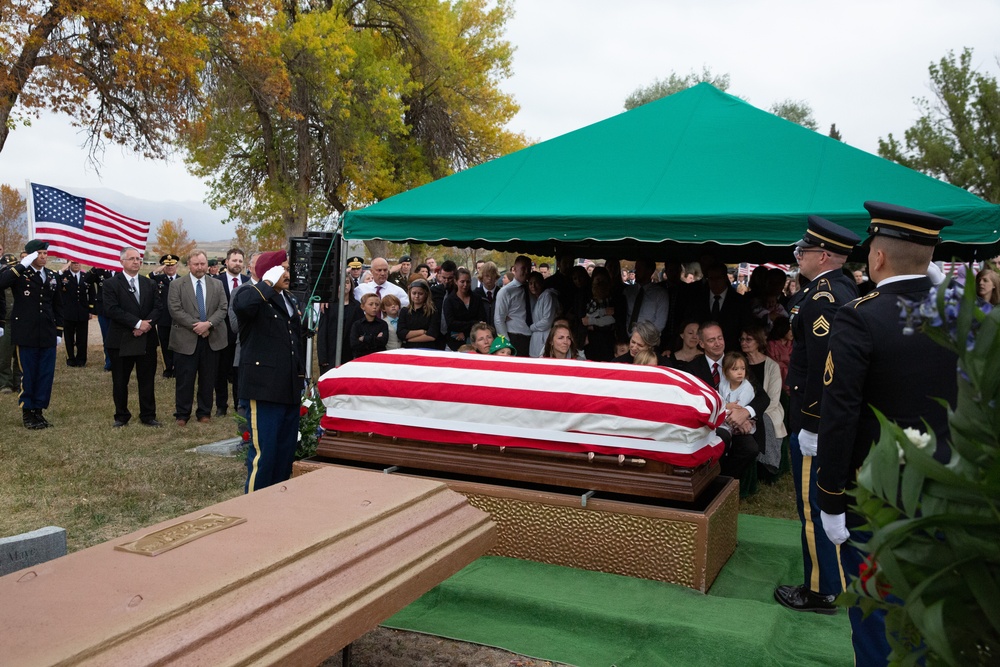 Staff Sgt. P. Lincoln Olmstead memorial service 10-5-2021
