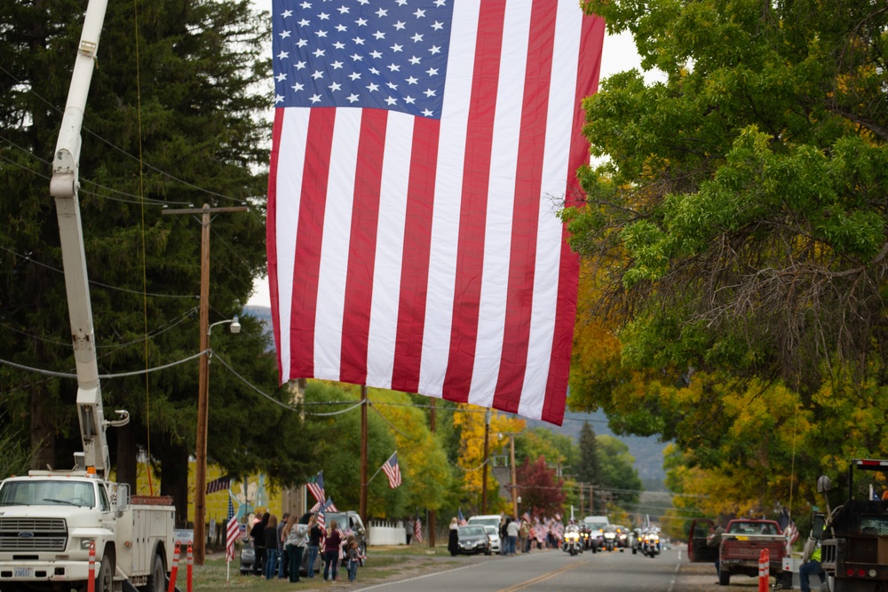 Staff Sgt. P. Lincoln Olmstead memorial service 10-5-2021