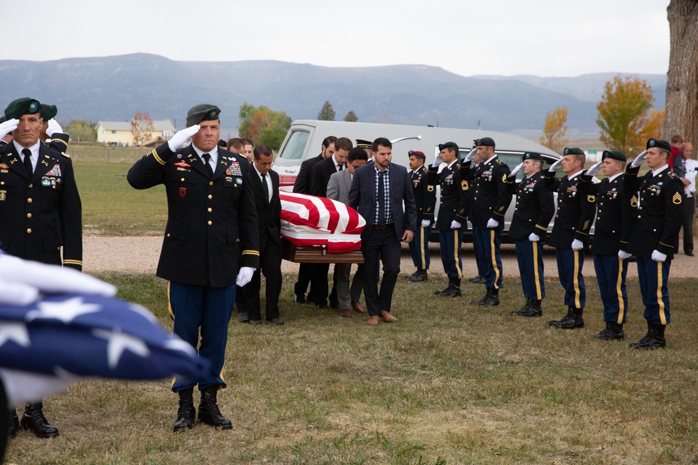 Staff Sgt. P. Lincoln Olmstead memorial service 10-5-2021
