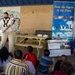 USS Constitution crew speak at elementary school