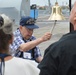 Memorial service aboard Battleship Wisconsin