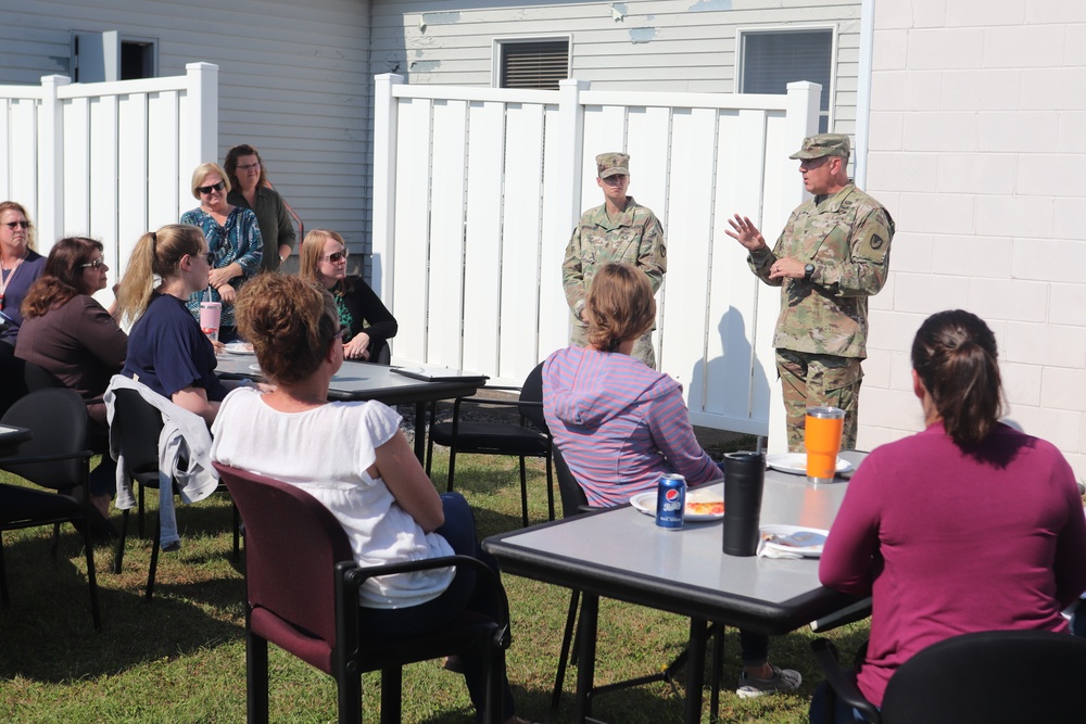 Fort McCoy Garrison commander addresses RMO team