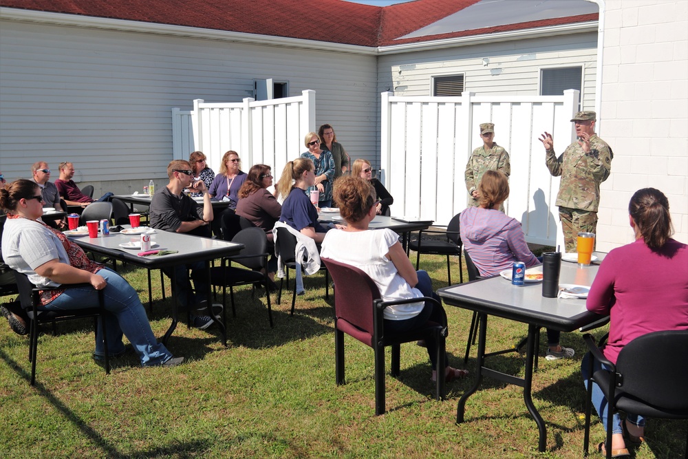 Fort McCoy Garrison commander addresses RMO team