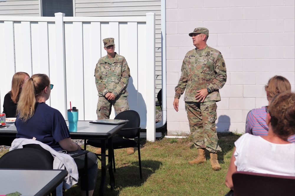 Fort McCoy Garrison commander addresses RMO team