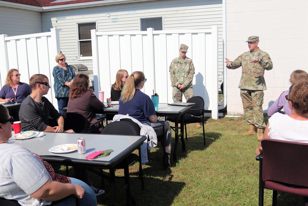 Fort McCoy Garrison commander addresses RMO team