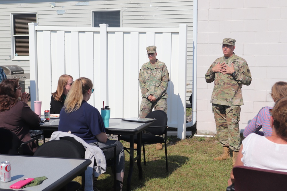 Fort McCoy Garrison commander addresses RMO team