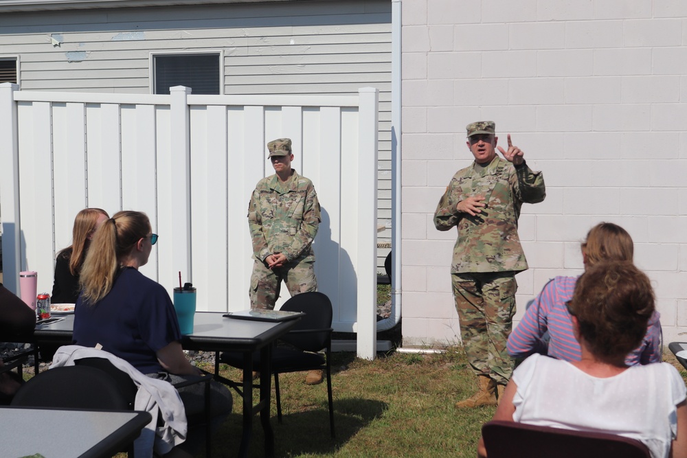 Fort McCoy Garrison commander addresses RMO team