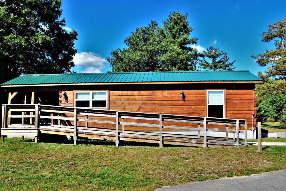 Cabins at Fort McCoy's Pine View Campground