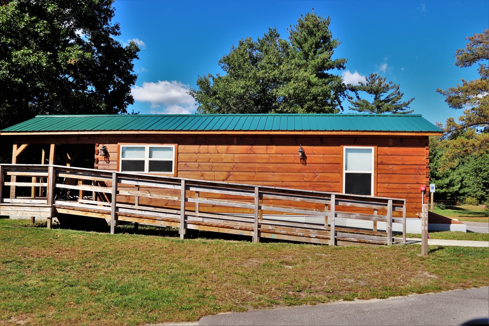 Cabins at Fort McCoy's Pine View Campground