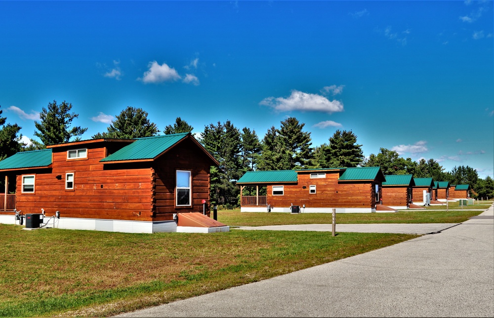 Cabins at Fort McCoy's Pine View Campground