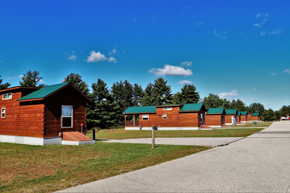 Cabins at Fort McCoy's Pine View Campground