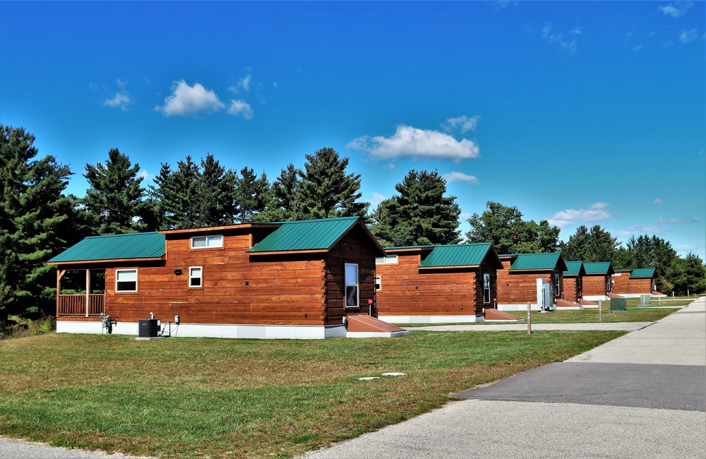 Cabins at Fort McCoy's Pine View Campground