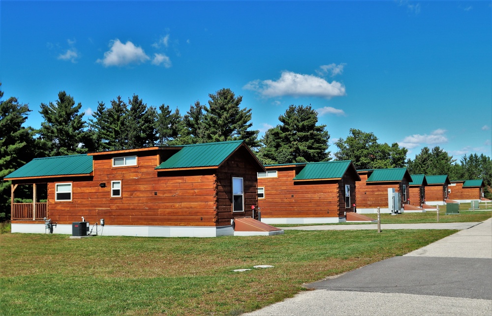 Cabins at Fort McCoy's Pine View Campground