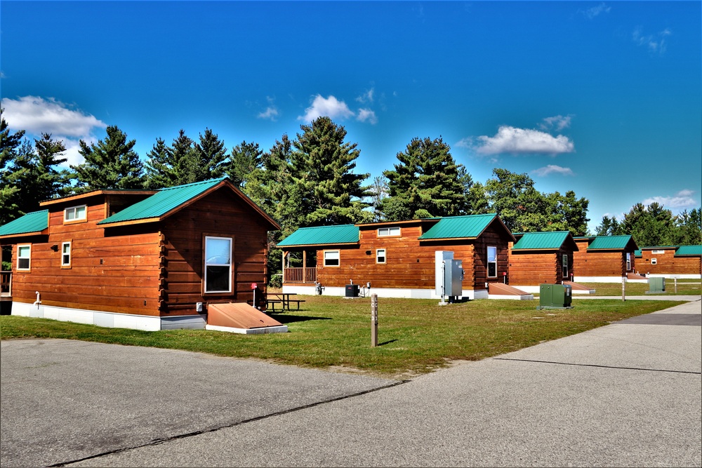 Cabins at Fort McCoy's Pine View Campground