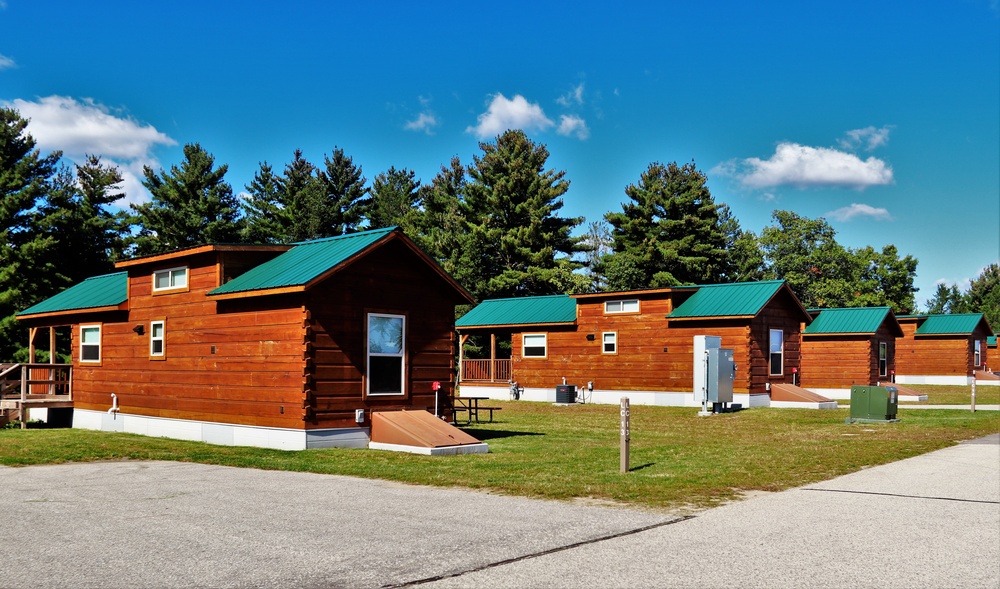 Cabins at Fort McCoy's Pine View Campground