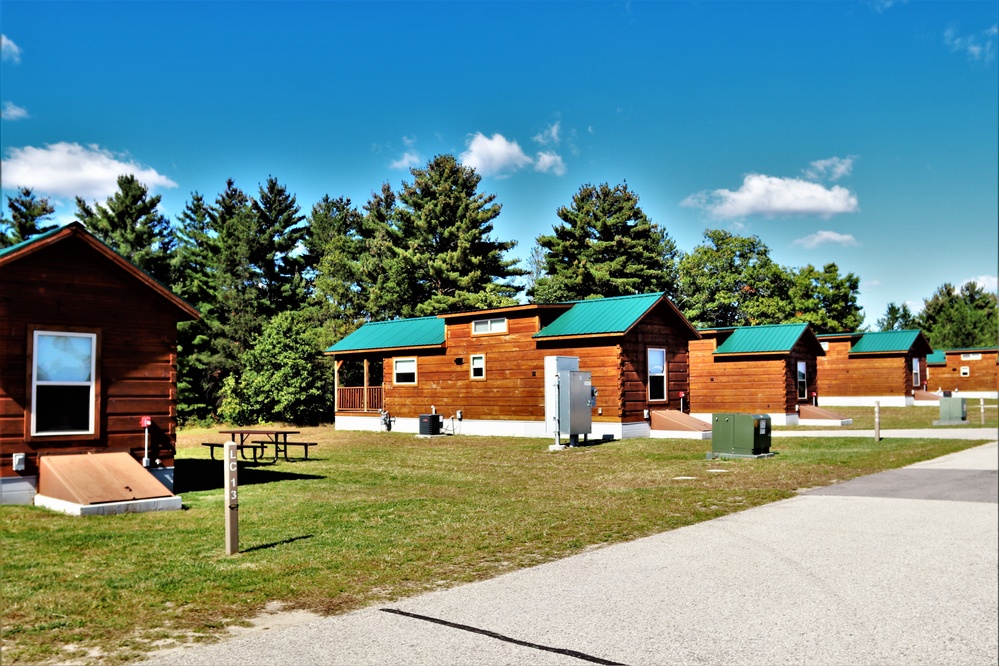 Cabins at Fort McCoy's Pine View Campground