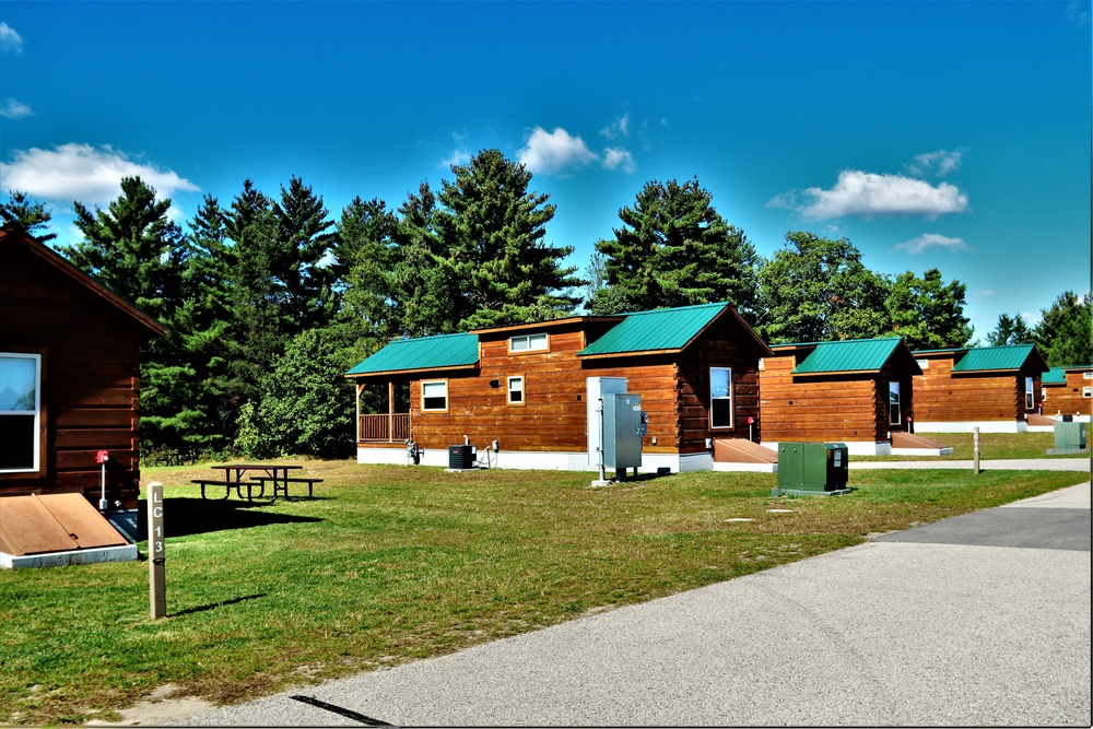 Cabins at Fort McCoy's Pine View Campground