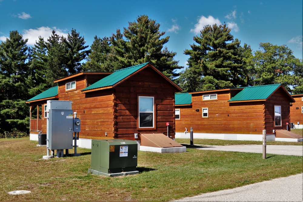 Cabins at Fort McCoy's Pine View Campground