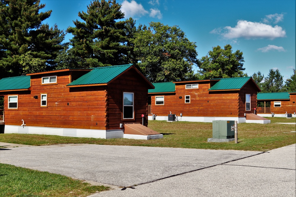 Cabins at Fort McCoy's Pine View Campground