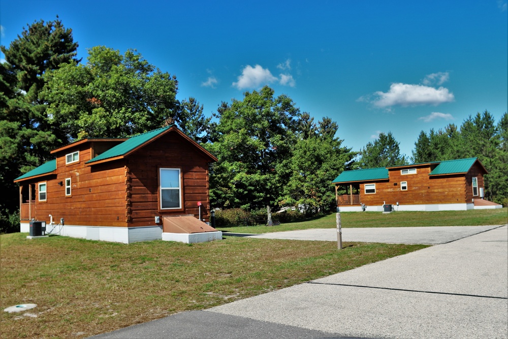 Cabins at Fort McCoy's Pine View Campground