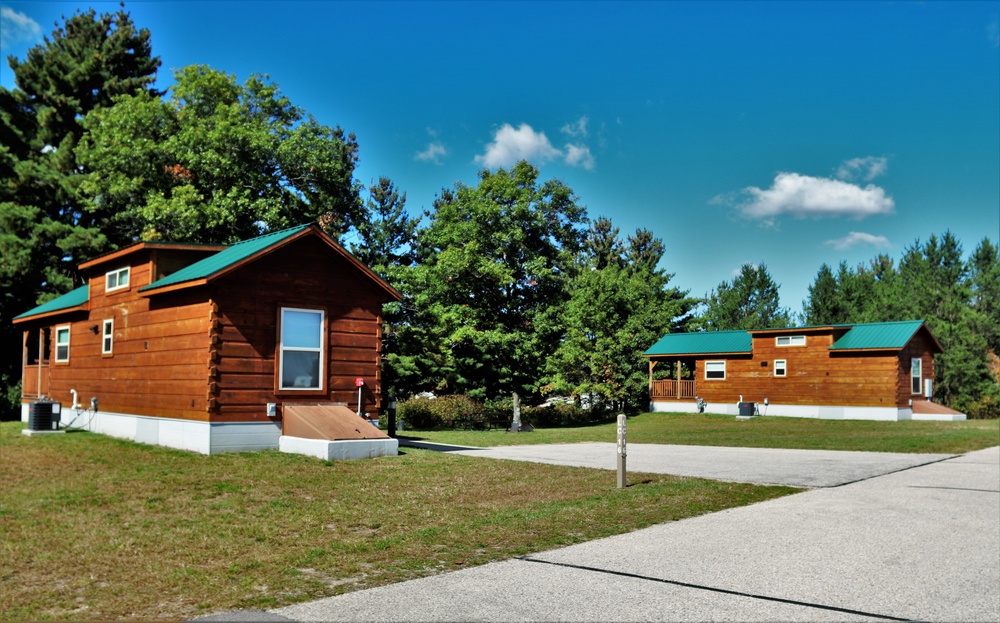 Cabins at Fort McCoy's Pine View Campground