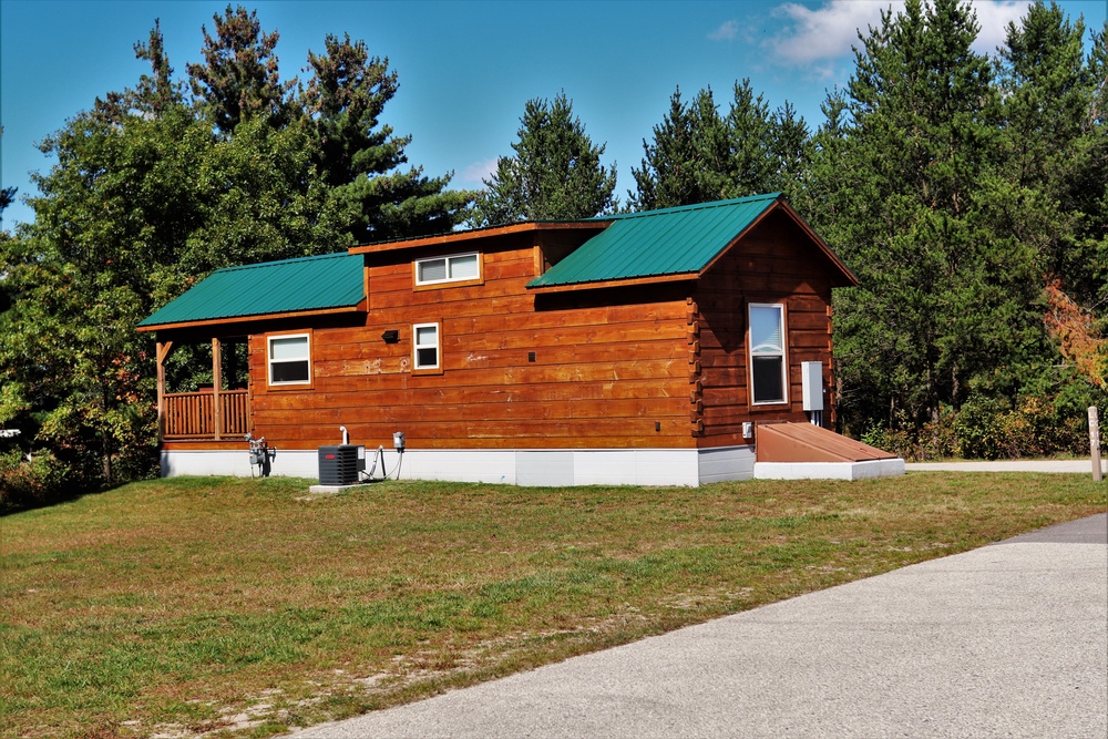 Cabins at Fort McCoy's Pine View Campground