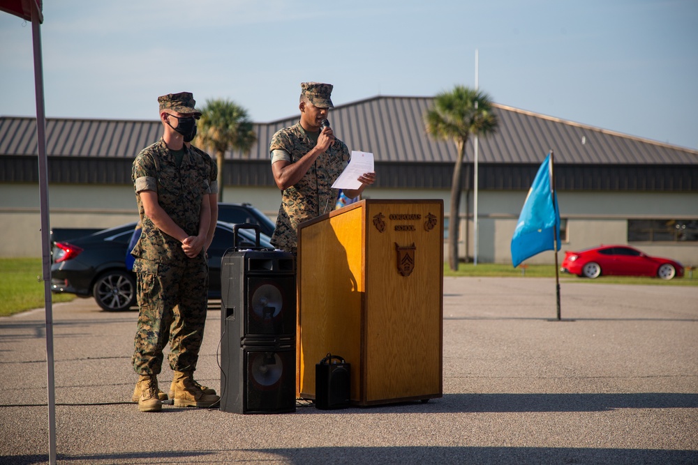 Early Warning and Control Detachment Change of Command Ceremony