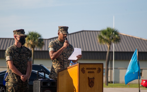 Early Warning and Control Detachment Change of Command Ceremony