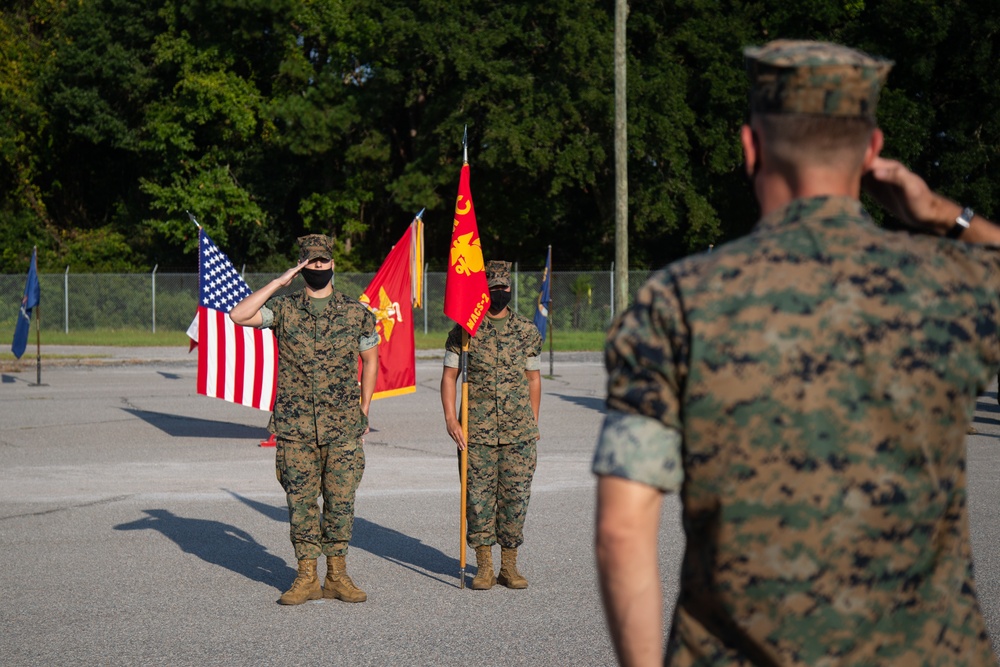 Early Warning and Control Detachment Change of Command Ceremony