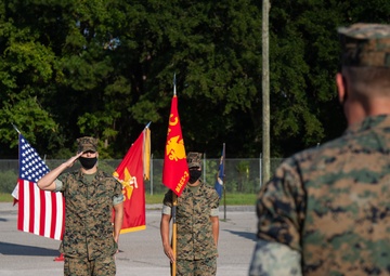 Early Warning and Control Detachment Change of Command Ceremony