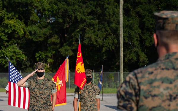 Early Warning and Control Detachment Change of Command Ceremony