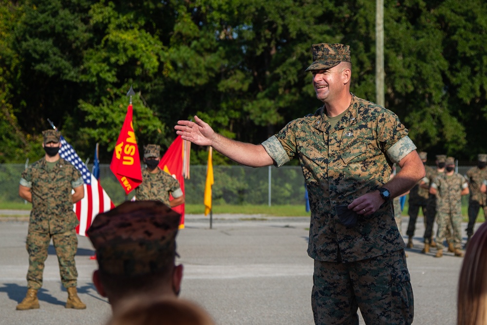 Early Warning and Control Detachment Change of Command Ceremony