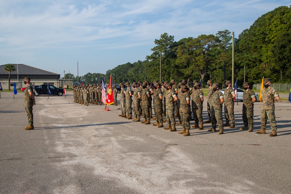 Early Warning and Control Detachment Change of Command Ceremony