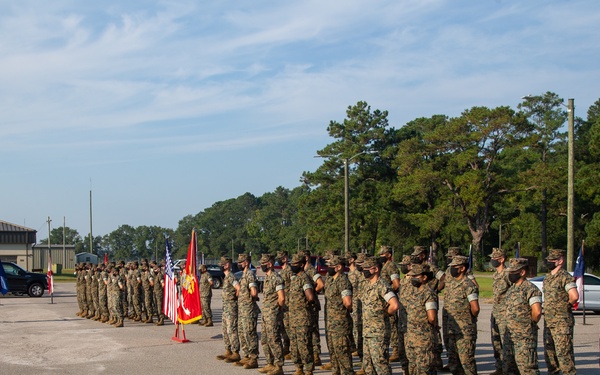 Early Warning and Control Detachment Change of Command Ceremony