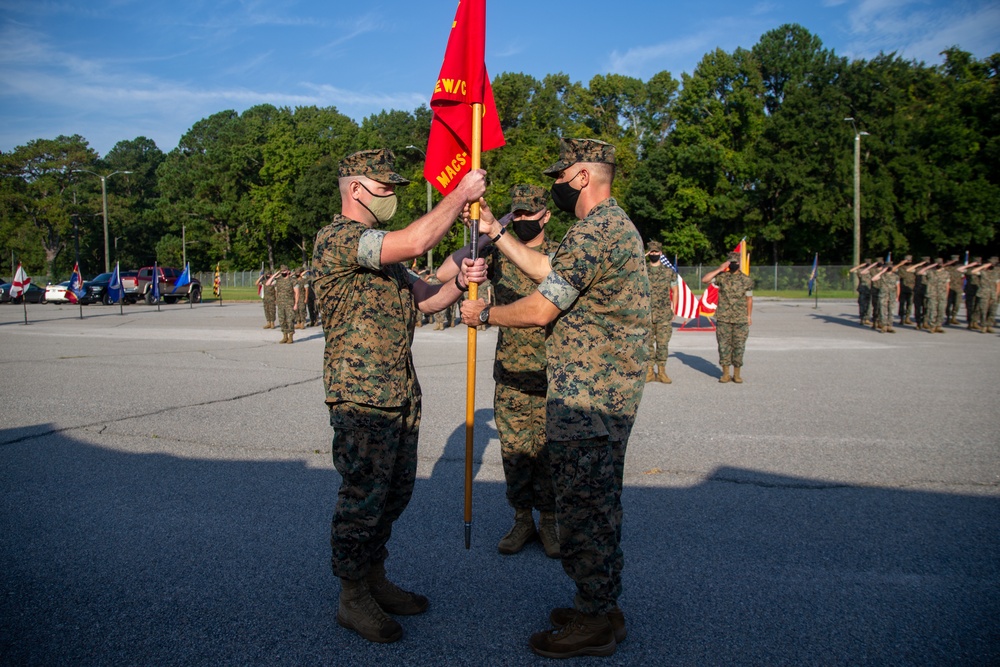 Early Warning and Control Detachment Change of Command Ceremony