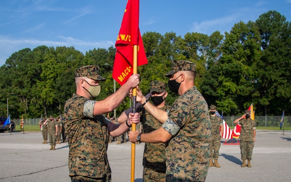 Early Warning and Control Detachment Change of Command Ceremony