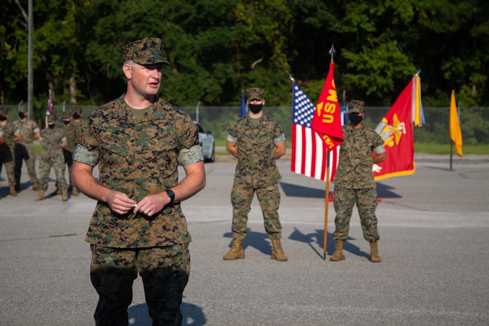 Early Warning and Control Detachment Change of Command Ceremony