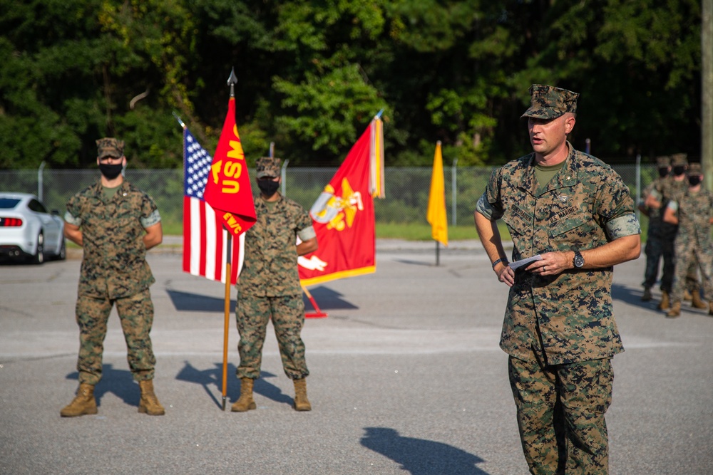 Early Warning Control Detachment Change of Command Ceremony