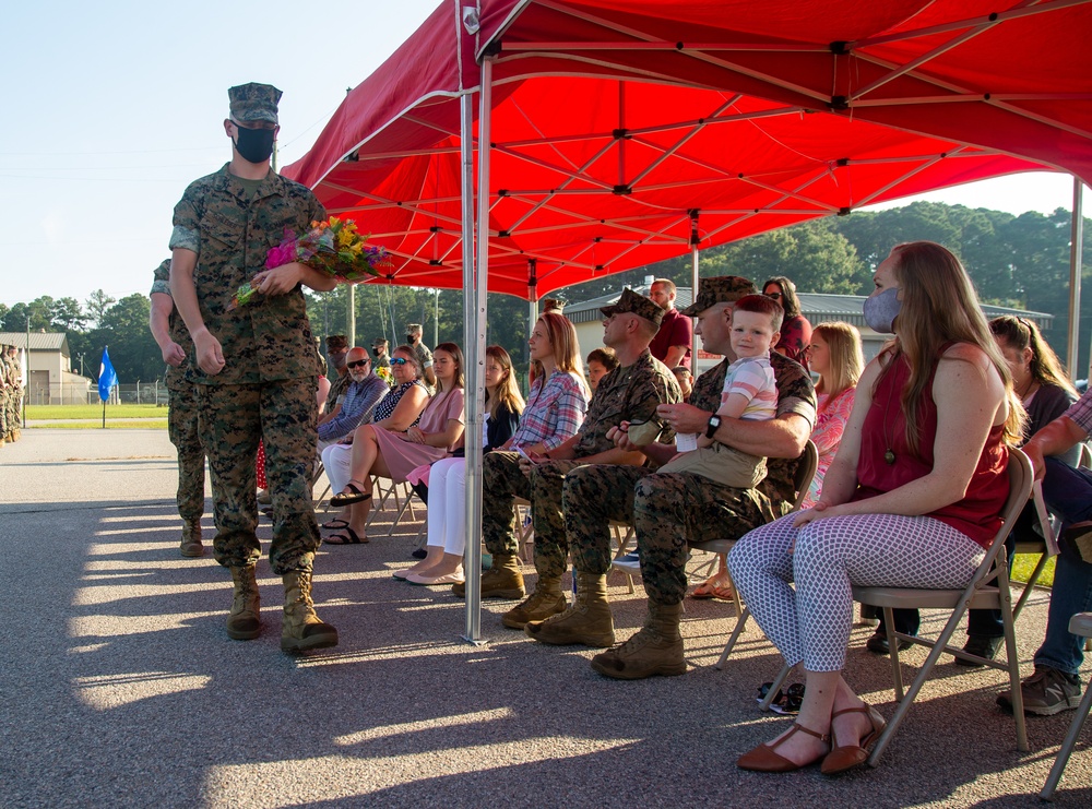 Early Warning and Control Detachment Change of Command Ceremony