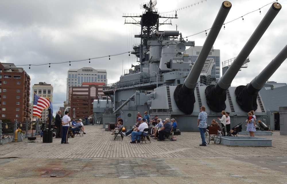 USS Hopewell (DD 681) memorial service