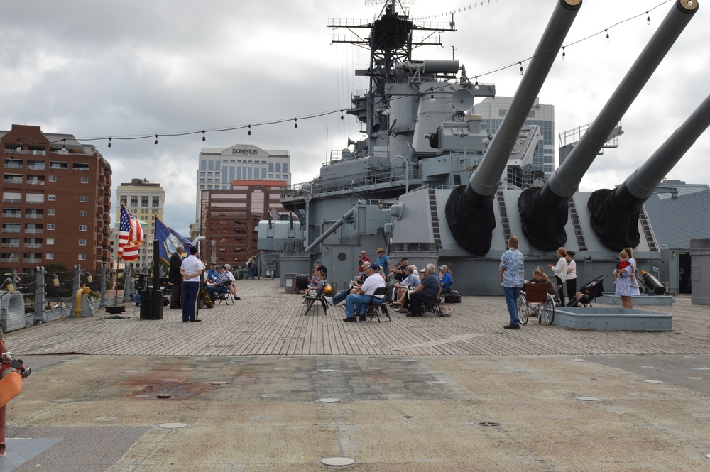 USS Hopewell (DD 681) memorial service