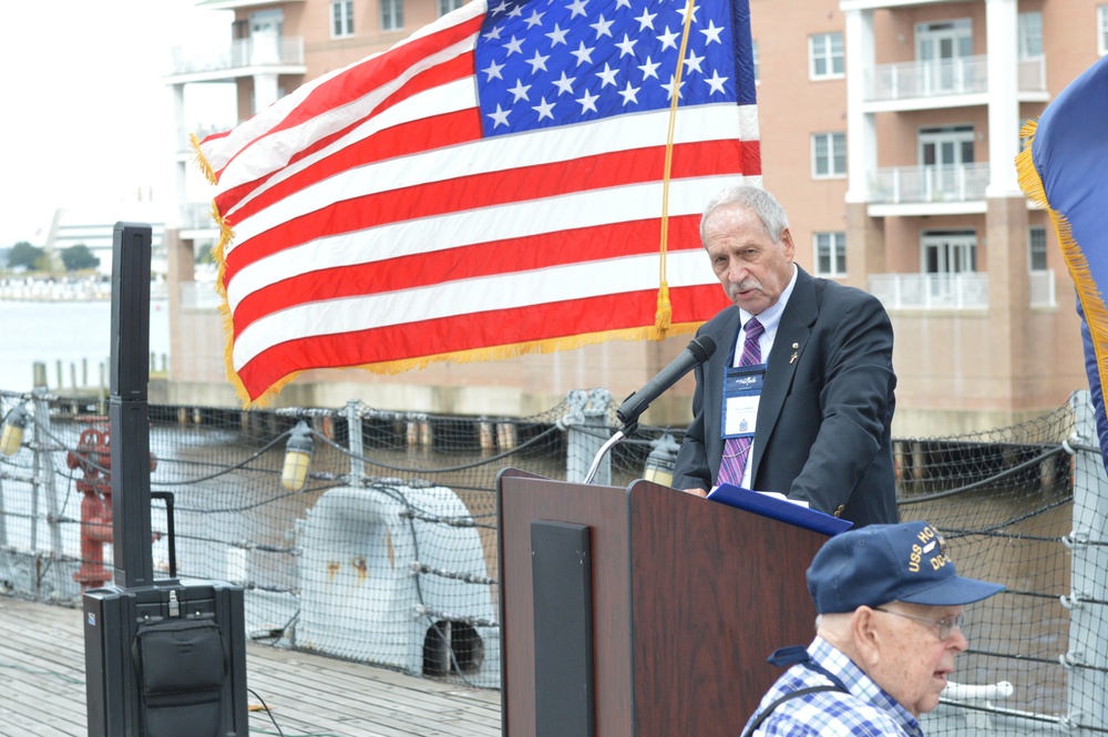 USS Hopewell (DD 681) memorial service