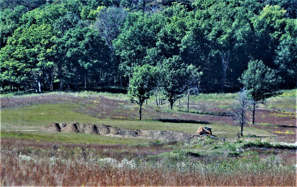 New range training area being built near Range 4 at Fort McCoy