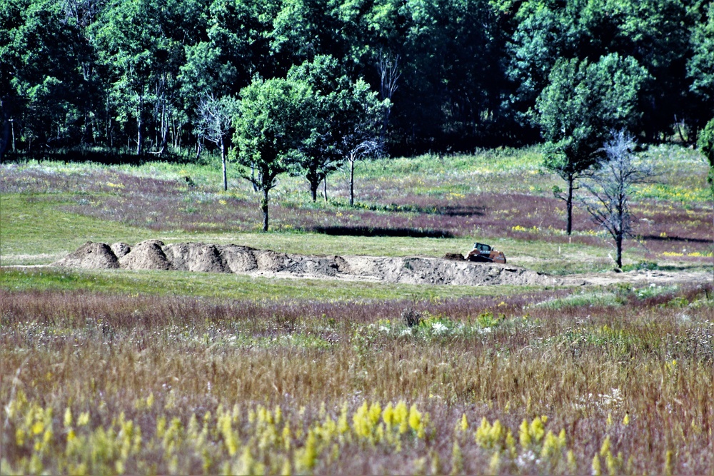 New range training area being built near Range 4 at Fort McCoy