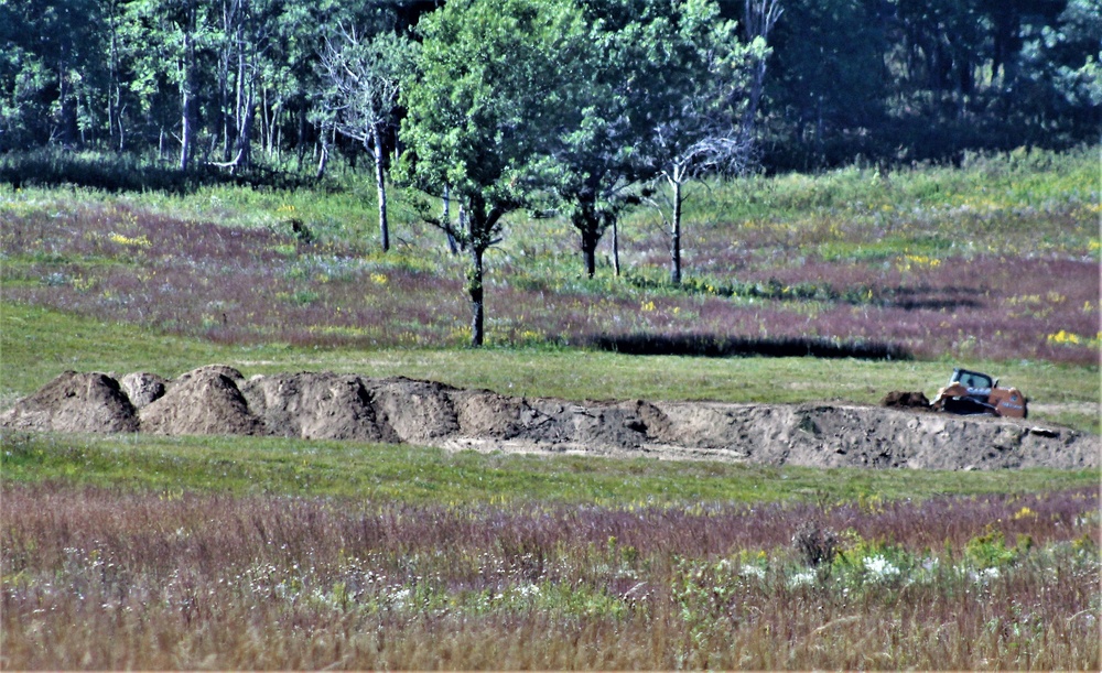 New range training area being built near Range 4 at Fort McCoy