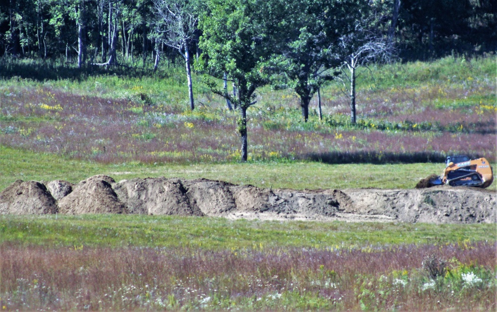 New range training area being built near Range 4 at Fort McCoy