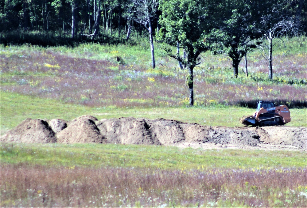 New range training area being built near Range 4 at Fort McCoy