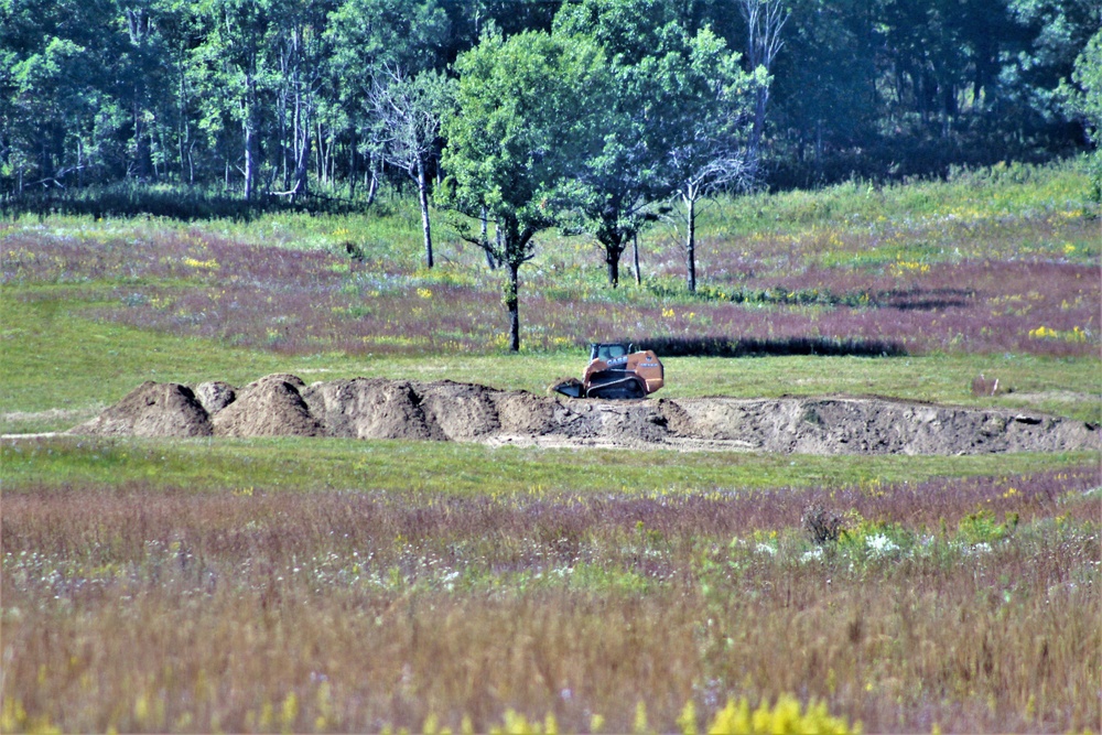 New range training area being built near Range 4 at Fort McCoy