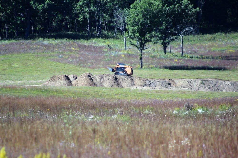 New range training area being built near Range 4 at Fort McCoy